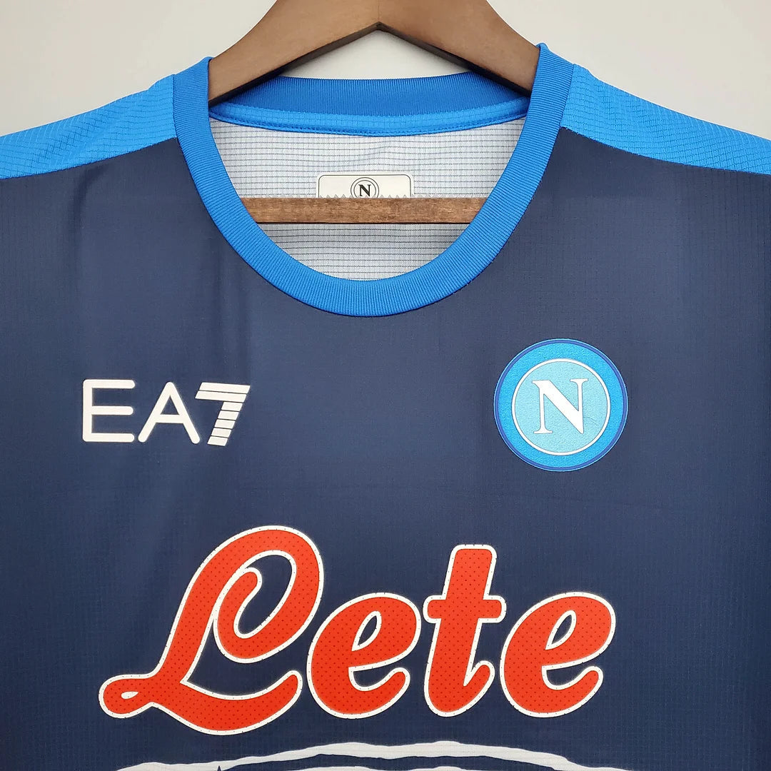 Napoli Soccer Commemorative Edition Blue Jersey