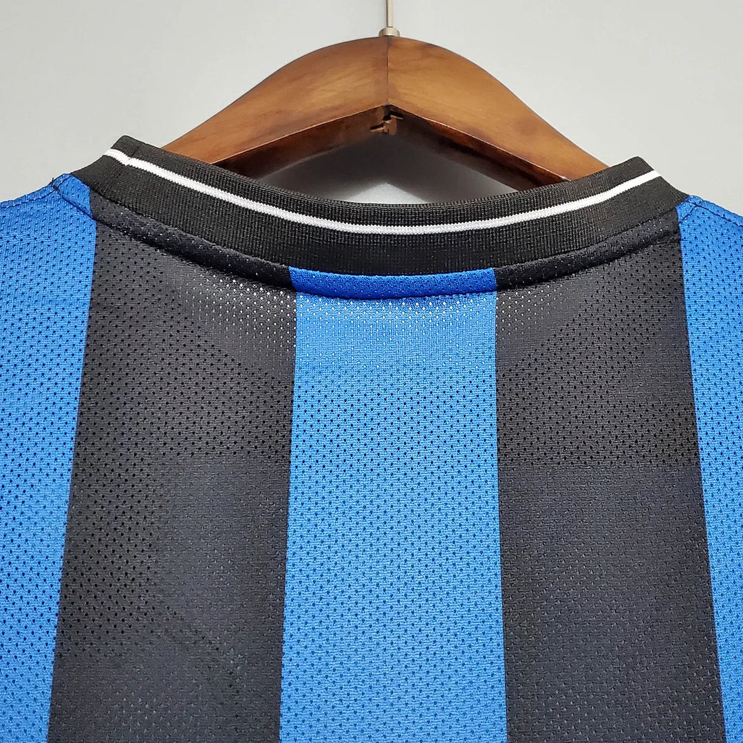 2009/2010 Retro Internazionale Milan Home UEFA Champions League Edition Football Jersey