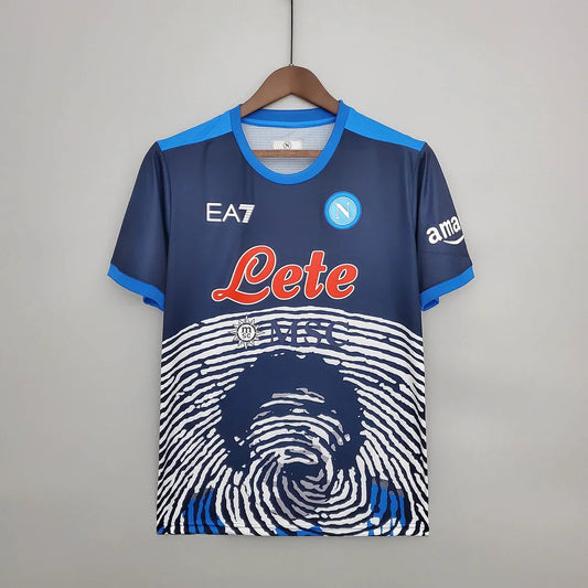 Napoli Soccer Commemorative Edition Blue Jersey